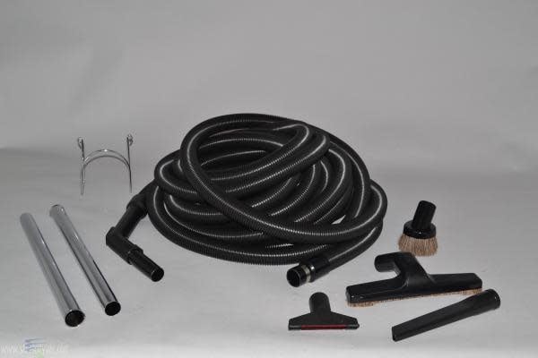 Garage Hose Kit - Central Vacuums (Black 50')