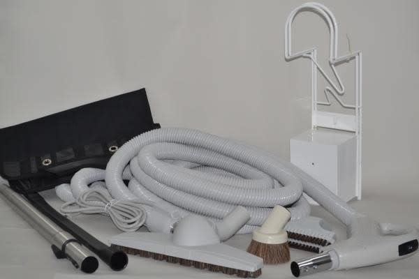 Central Vacuum Hose & Attachment Kit - Dual Voltage 35' (Excludes Power Nozzle)