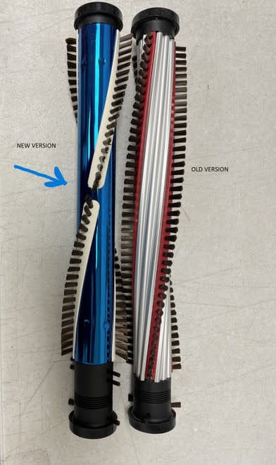 Brush Roll - Brushroll with Gold Bristles for Simplicity & Riccar Tandem Air Uprights (New Style)