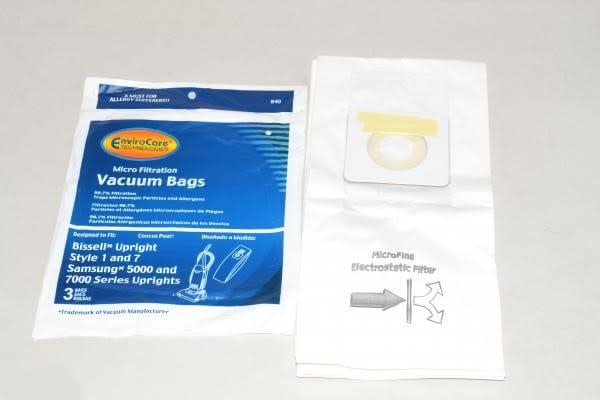 Bissell EnviroCare Bags - Style 1 & 7,  Samsung 5000/7000  (3 Pack)