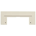 Mounting Plate - Central Vacuum VacuSweep Inlet (White)