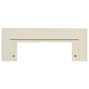 Mounting Plate - Central Vacuum VacuSweep Inlet (White)