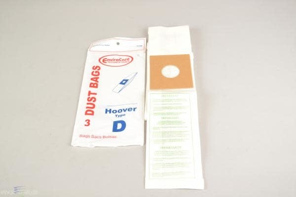 Hoover EnviroCare Bags - Type D (3 Pack)