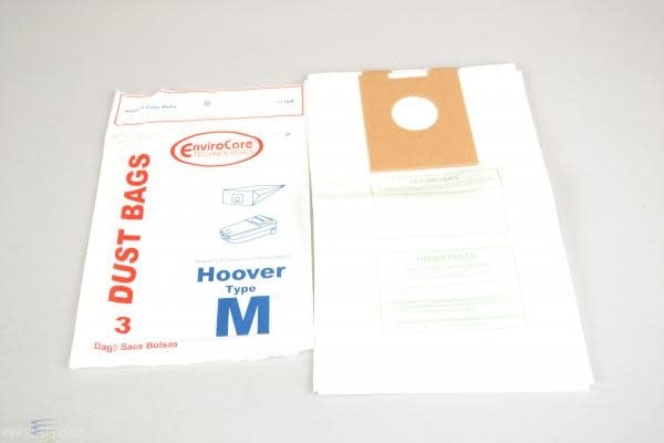 Hoover EnviroCare Bags - Type M  (3 Pack)