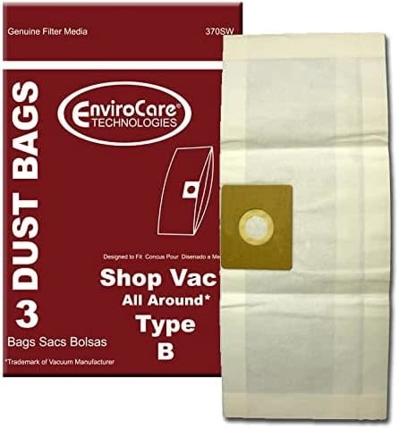 Shop Vac Envirocare Bags - Type B (3 Pack)