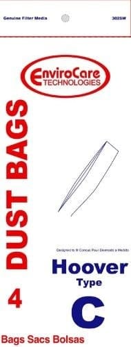 Hoover EnviroCare Bags Type C  (4 Pack)