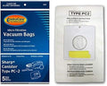 Sharp EnviroCare Bags - Style PC-2 (5 Pack)