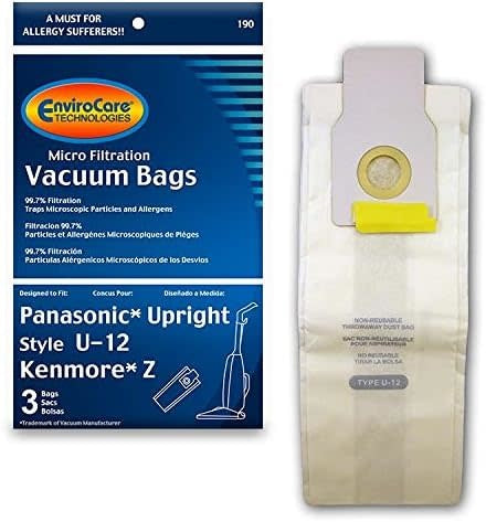 Panasonic EnviroCare Bags  - Styles U-12 / Z (3 Pk)