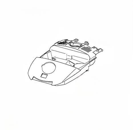Top Cover Casting - Miele S544 (Deep Black)