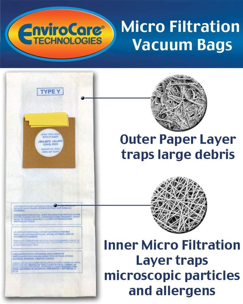 Hoover EnviroCare Bags - Type Y (9 Pack)