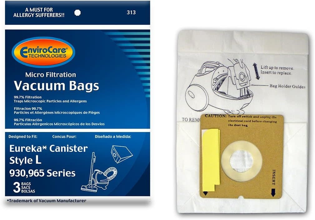 Eureka EnviroCare Bags - Style L (3 Pack)