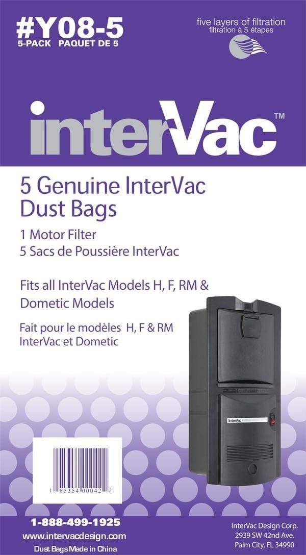 Hepa Bags - InterVac Garage Vacuum (5 Pack)