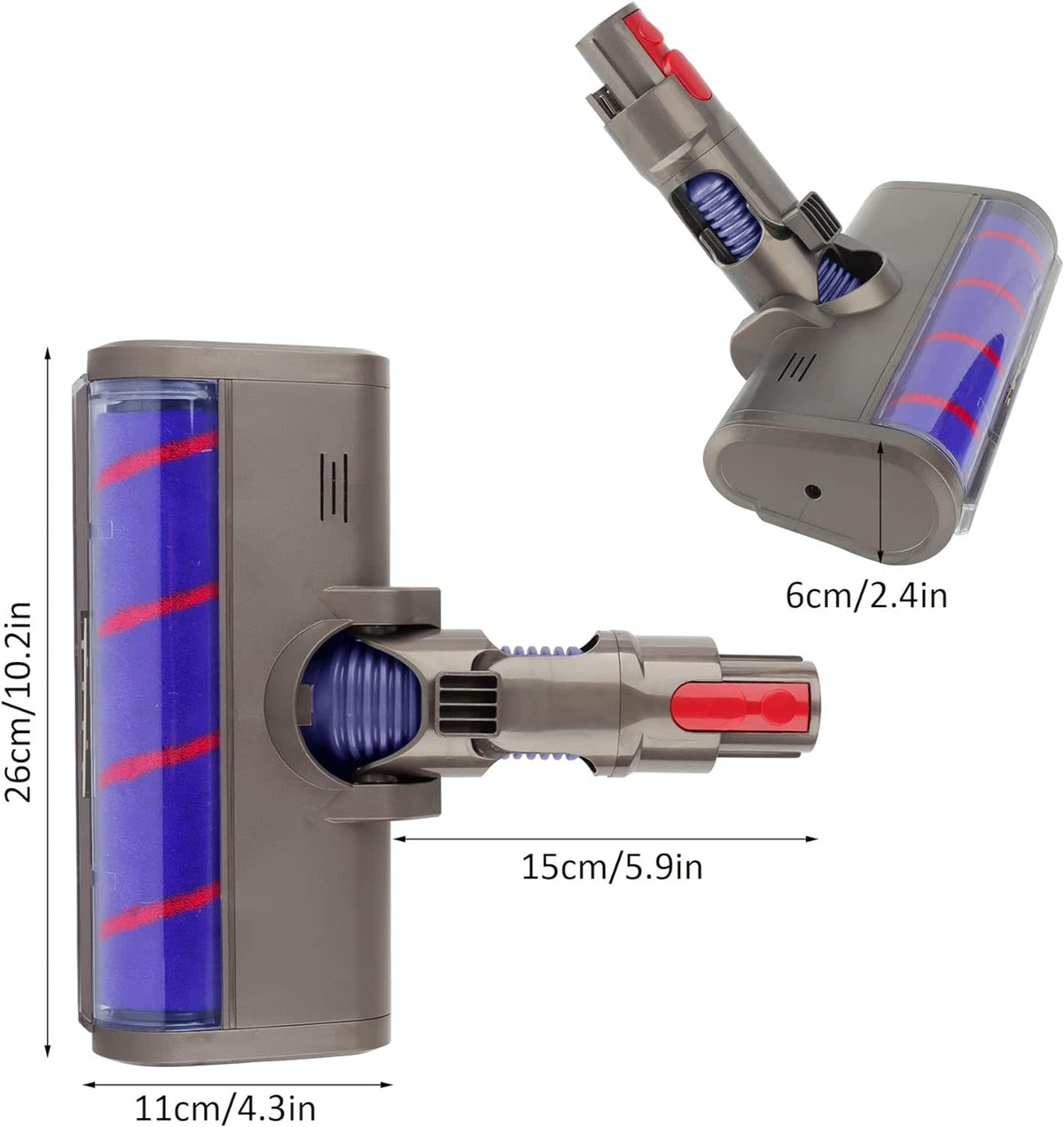 Replacement Soft Roller Cleanerhead Assembly  -Dyson SV10, SV12 (V8 & V10 Models)