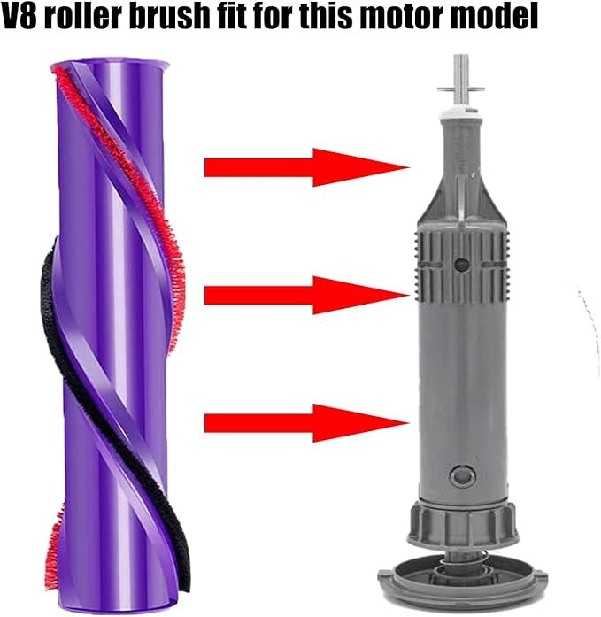 Brush Bar Service Assembly - Dyson V8/SV10 (4 Prong Replacement)