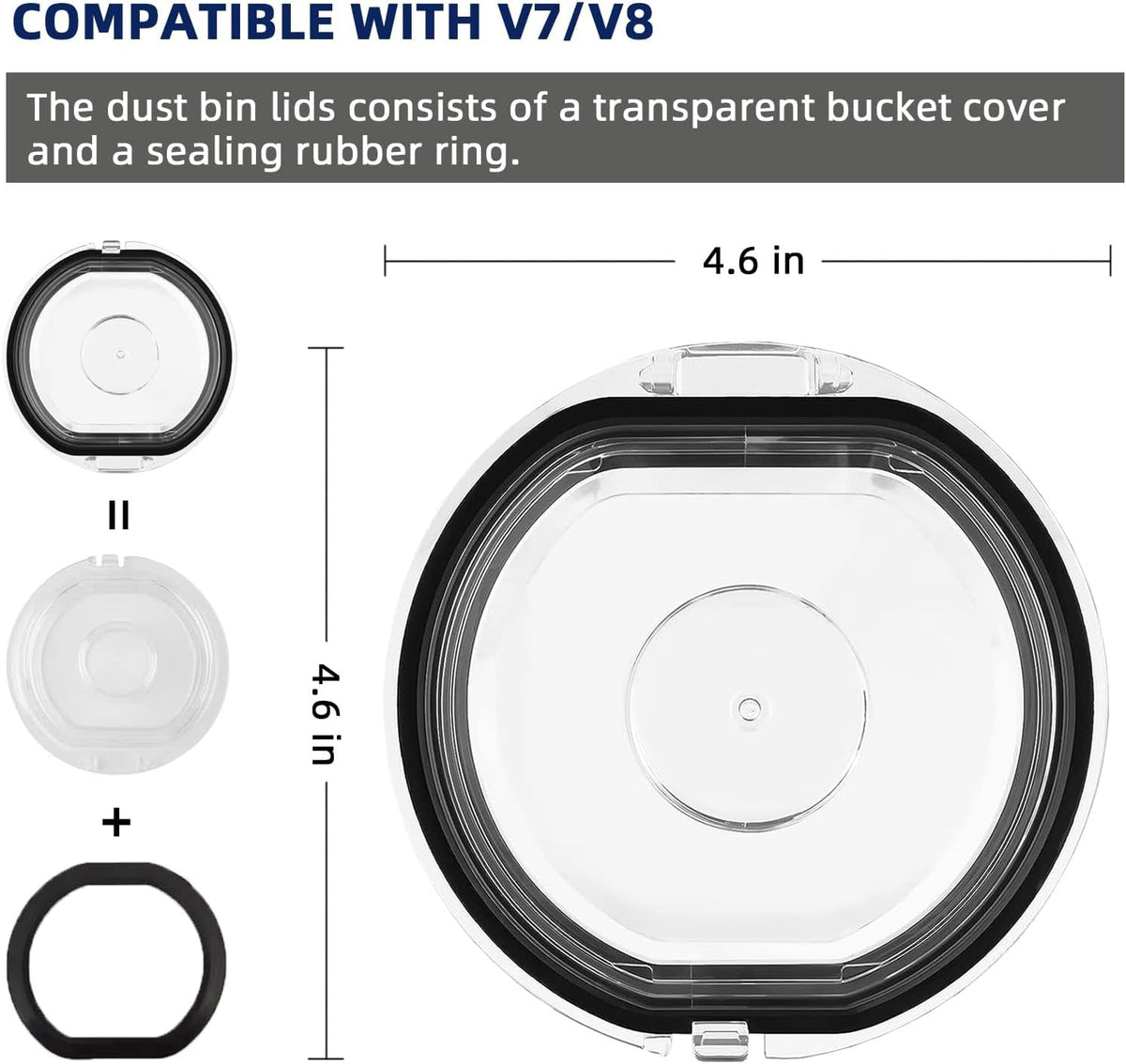 Bin Lid - Dyson Cordless V7, V8 (SV10 SV11)