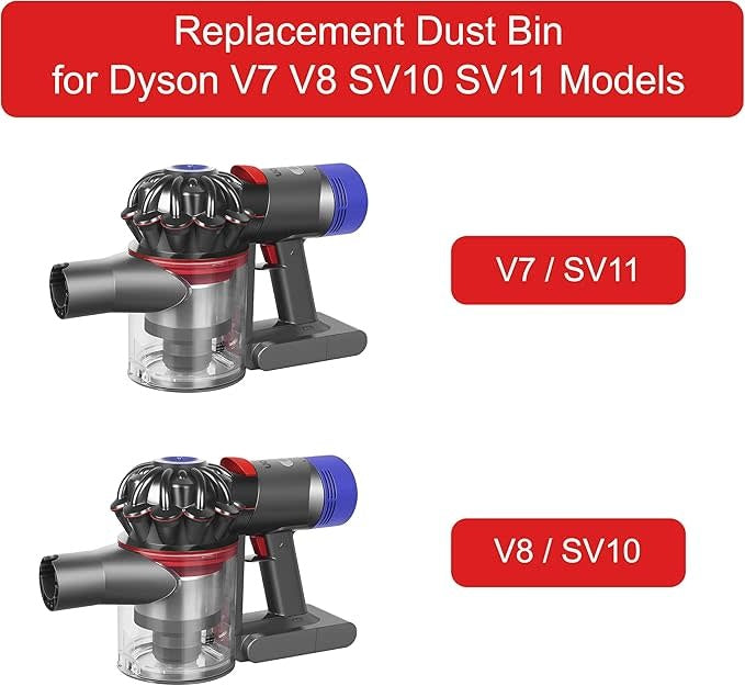 Bin Assembly - Dyson Cordless V7, V8, SV10, SV11 (Replacement)