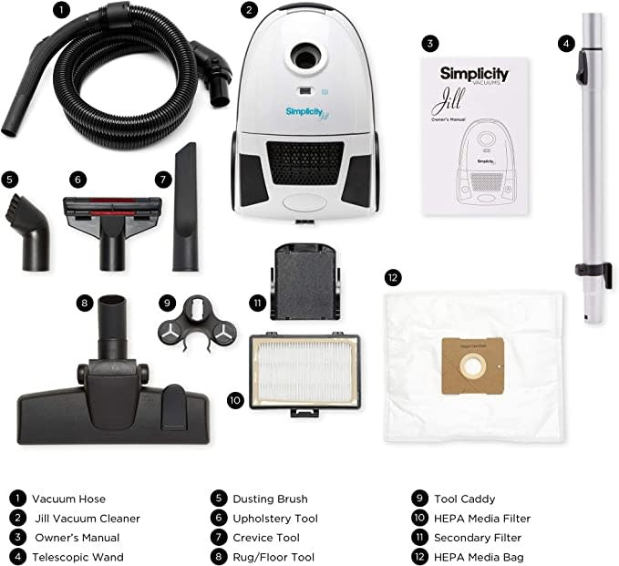 Simplicity Canister Vacuum - Jill