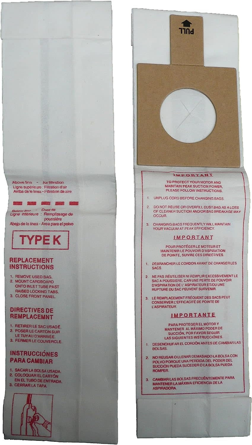 Dirt Devil EnviroCare Bags - Type K (3 Pack)