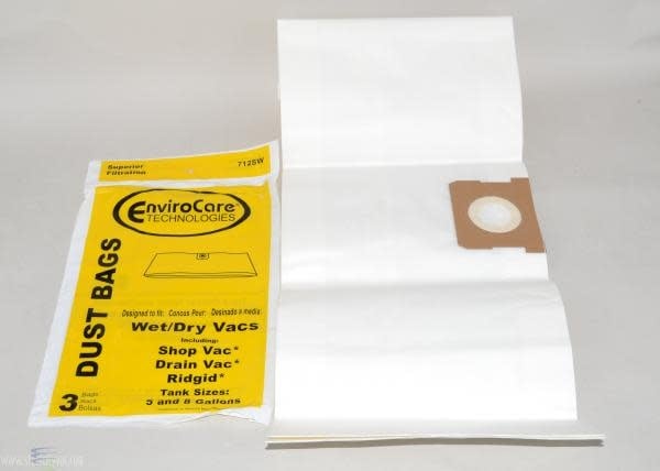Shop Vac EnviroCare Bags - 5 to 8 Gallon Dry Pickup  (3 Pack)