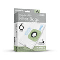 Kirby C530 and C550 Signature Series Canister PureAir Filter Bags (6 Pack) with 2 Pre-Motor Filter