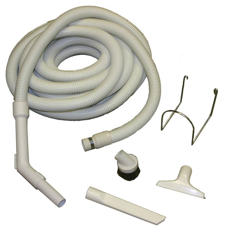 Garage Hose Kit - Central Vacuums (Beige 30')