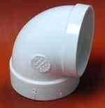 Special Coupling Elbo - Central Vacuum (90 Short Sweep for 2x3 Construction)