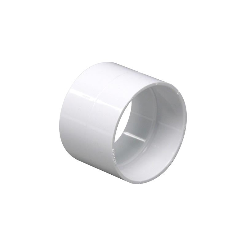 Stop Coupling  - Central Vacuum (2" White)