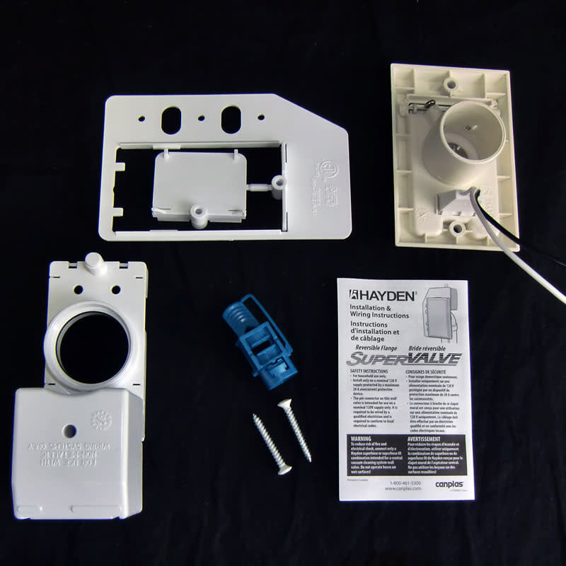 Supervalve Inlet Door Kit - Central Vacuum (Almond110v 3/4 Door)