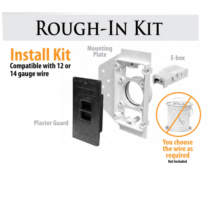 Electravalve Inlet Valve Rough In Kit - Central Vacuum