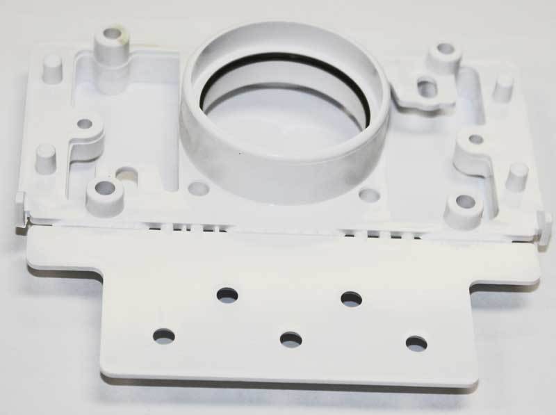 Mounting Plate - Central Vacuum (2" White)