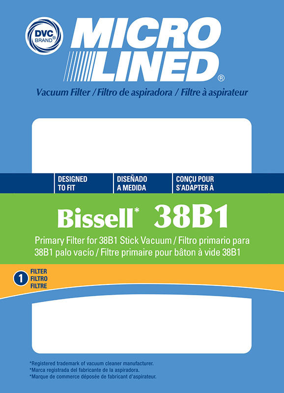 Dirt Cup Filter - Bissell DVC 38B1 Primary Stick Vac