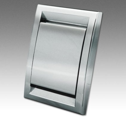 Deco Inlet Valve Door - Central Vacuum (Chrome)