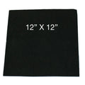 Charcoal Bulk Motor Filter Material - 24" X 24"