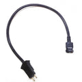 Pig Tail Cord - Male / Female (Black 19')