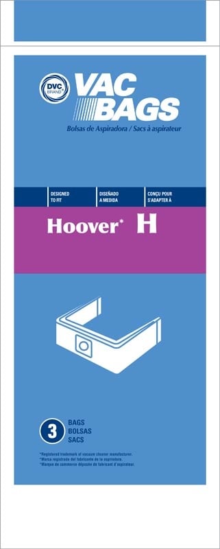 Hoover DVC Bags - Type H  (3 Pack)