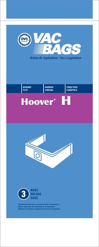 Hoover DVC Bags - Type H  (3 Pack)