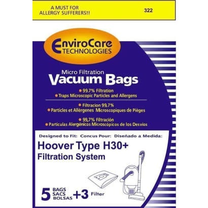 Hoover EnviroCare Bags - Type H30 (5 Pack)