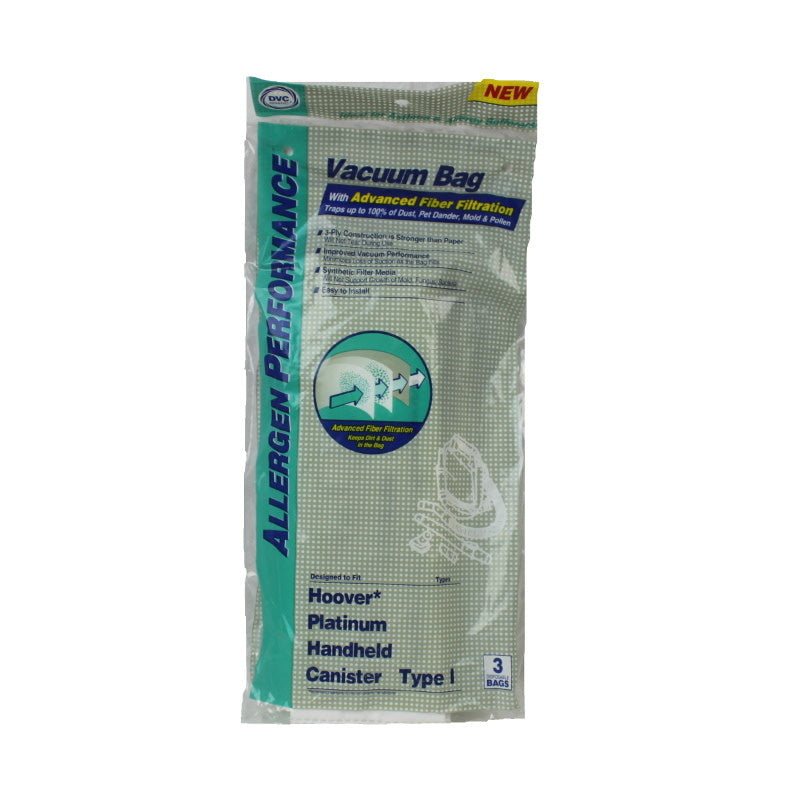 Hoover DVC Bags - Style I (3 Pack)
