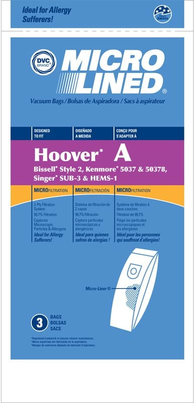 Hoover DVC Bags Type A (3 Pack)