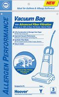 Hoover Allergen DVC Bags -Type Y  (3 Pack)