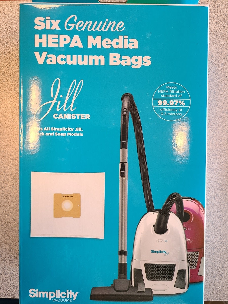 Simplicity Hepa Bags - Jill Canisiter Type Z (6 Pack)