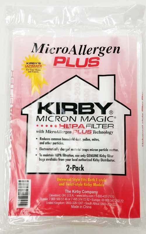 Disposable Bags - Kirby Hepa Filter (2 Pack)