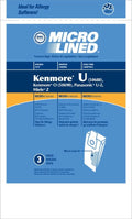 Kenmore DVC Bags - Type U/L/O 50688/50690 (3 Pack)