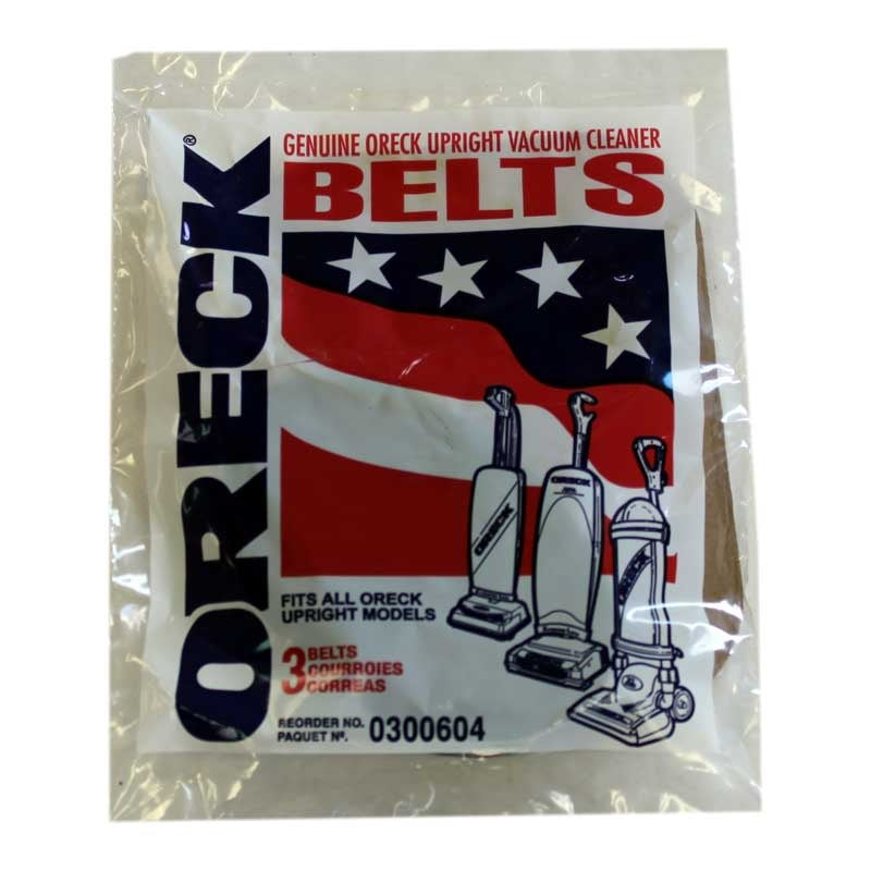 3 Pack Belts - Oreck XL Series OEM (Flat)