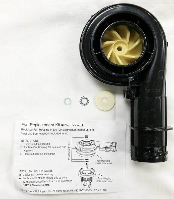 Fan Housing Assembly - Oreck LW100 (Includes Fan)