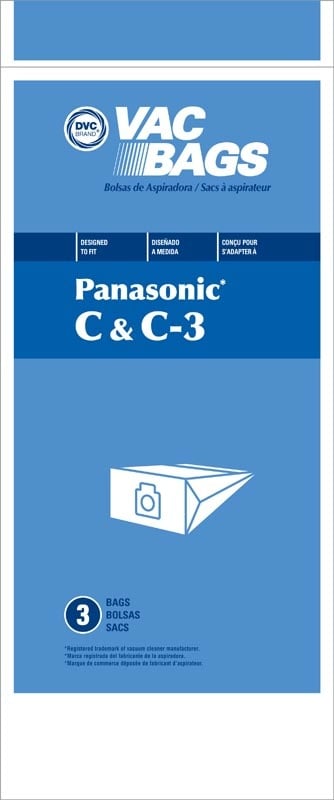 Panasonic DVC Bags - Type C & C3 (3 Pk)