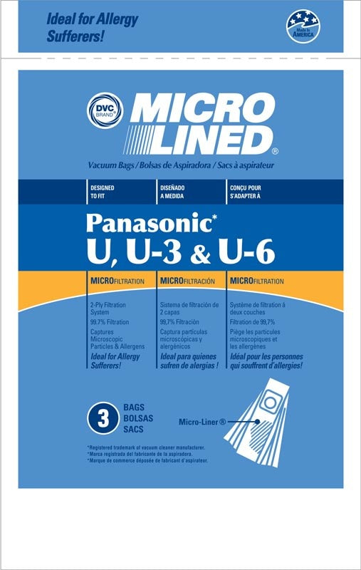 Panasonic DVC Bags U, U3 & U6 3 Pack