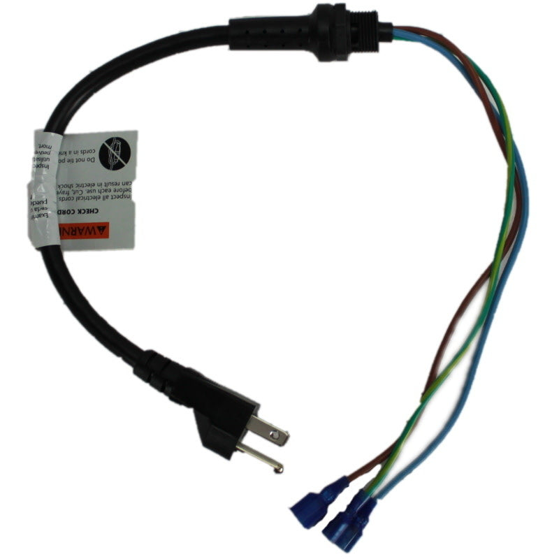 Power Cord  Assembly with Strain Relief - Proteam Backpack (18" 14/3)