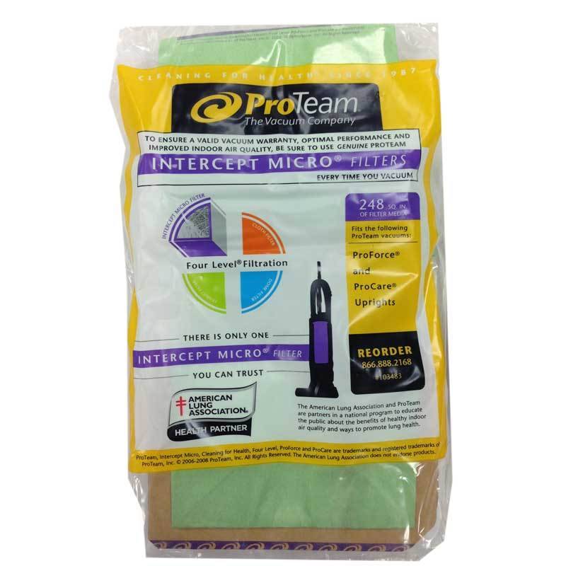 Proteam Disposable Bags - Pro Force 1500 OEM (10 Pack)
