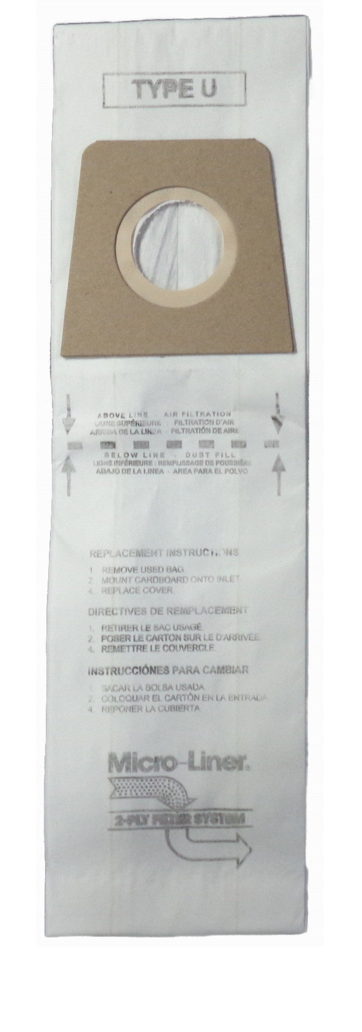 Dirt Devil DVC Bags - Type U (3 Pack)